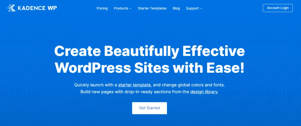 kadence wordpress theme homepage 1