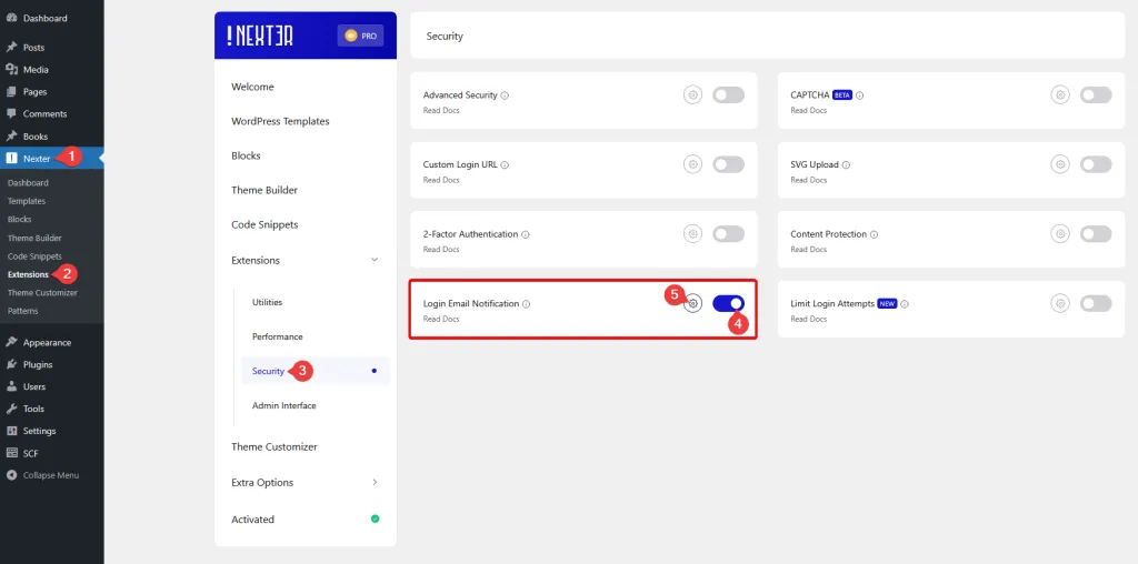 login email notification settings new 1
