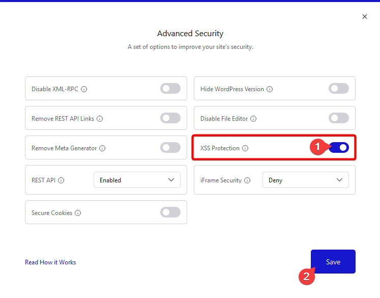 xss protection