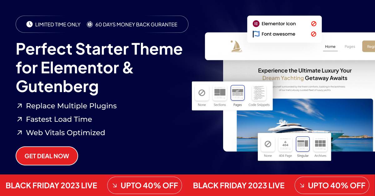 Nexter WordPress Theme Black Friday Deal 1