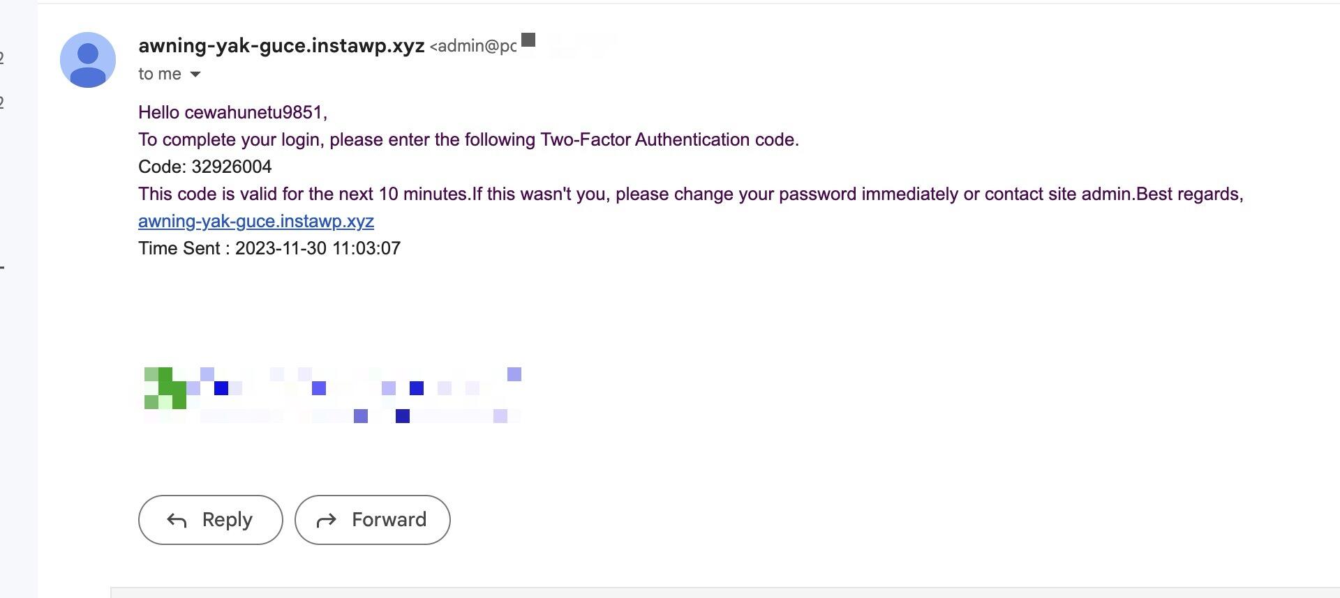 Big Update : New 2-Factor Authentication in Nexter Theme 3.1 2 sample email from nexter 2fa