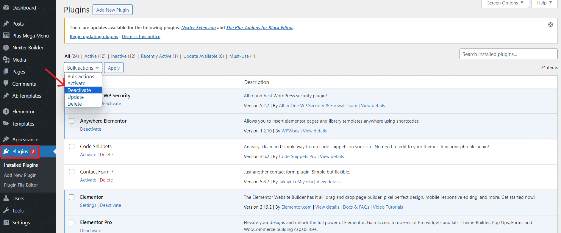 Disable All Your Themes Plugins