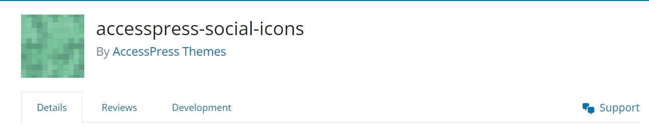 Accesspress social icons