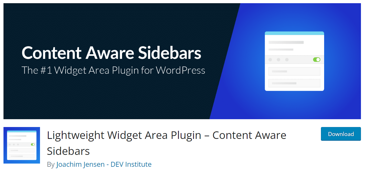 Content Aware sidebars