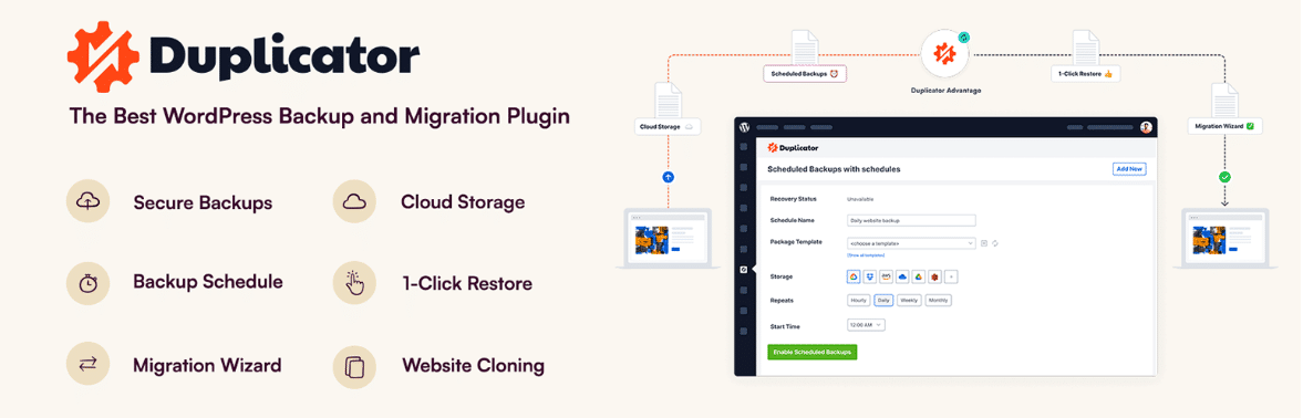 Duplicator Backup Plugin