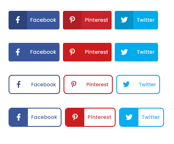 Social sharing buttons