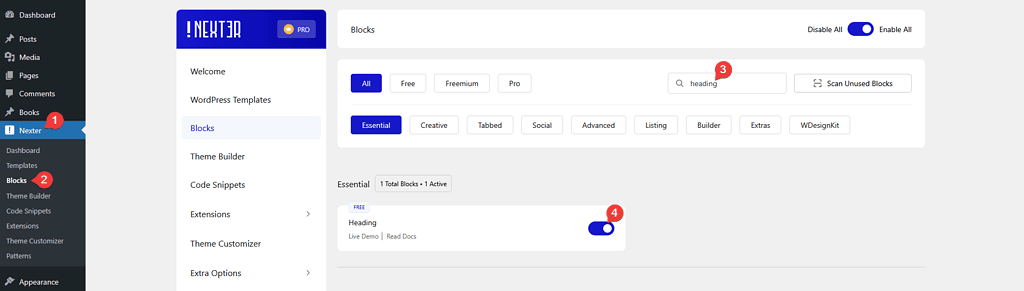 heading activation new 1