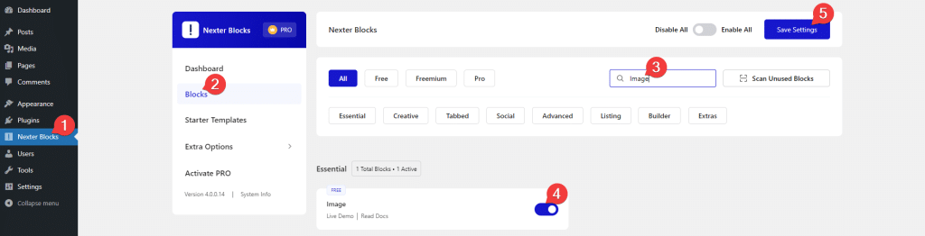 How to Add Images in WordPress? 1 image activation