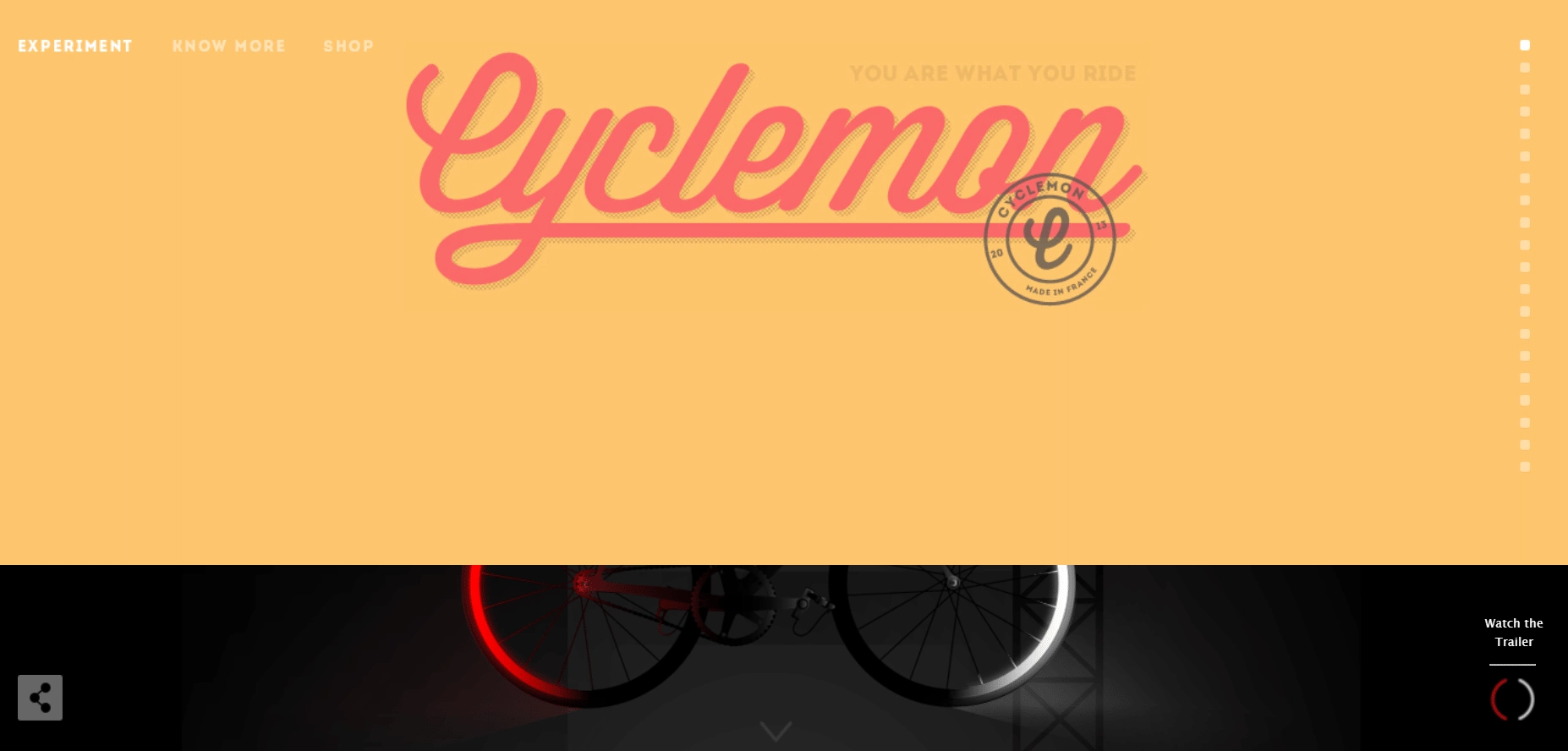 Cyclemon - 10+ Best Interactive Websites [Top Examples]