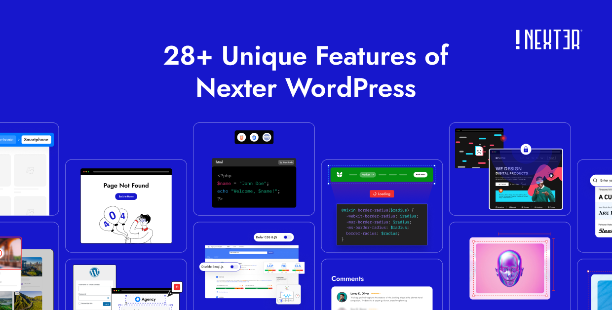 28 Unique Features of Nexter WordPress