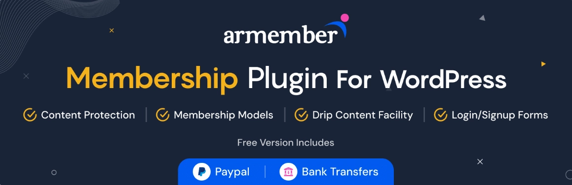 ARMember - 5 Best WordPress Membership Plugins [Build Community]