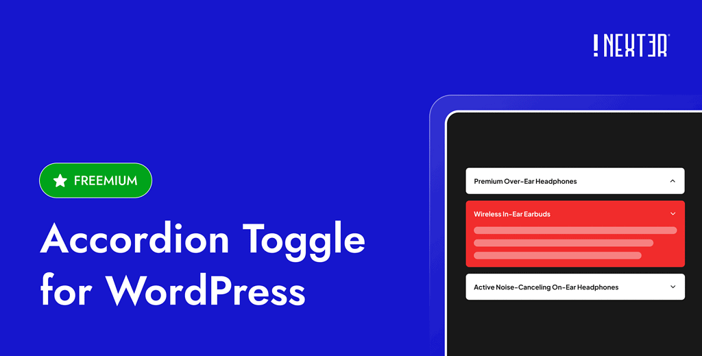 Accordion Toggle Block For Wordpress With Faq Scheme Nexter Blocks