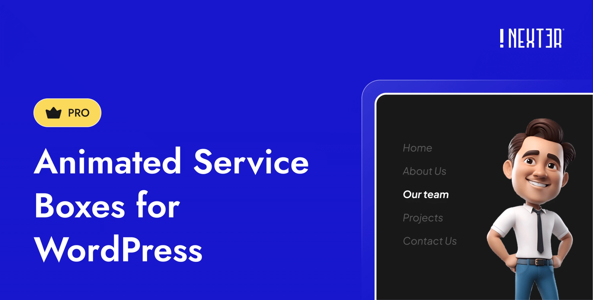 Animated Service Boxes for WordPress