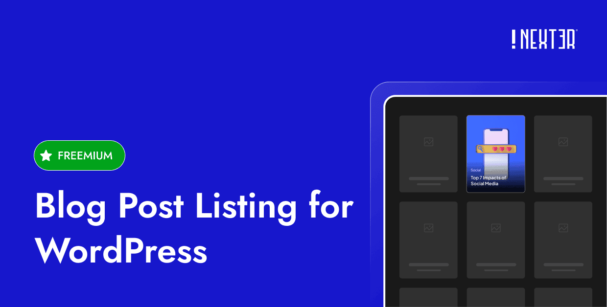Blog Post Listing for WordPress