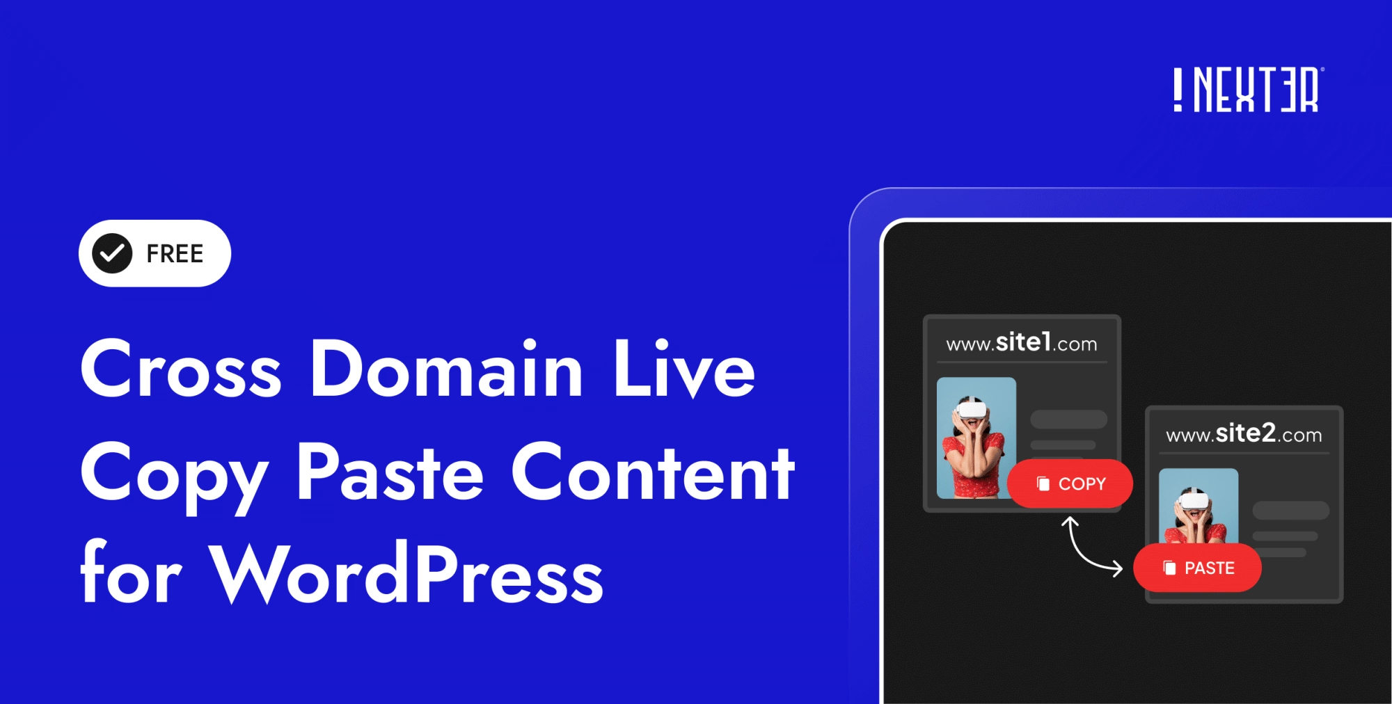 Cross Domain Live Copy Paste Content for WordPress