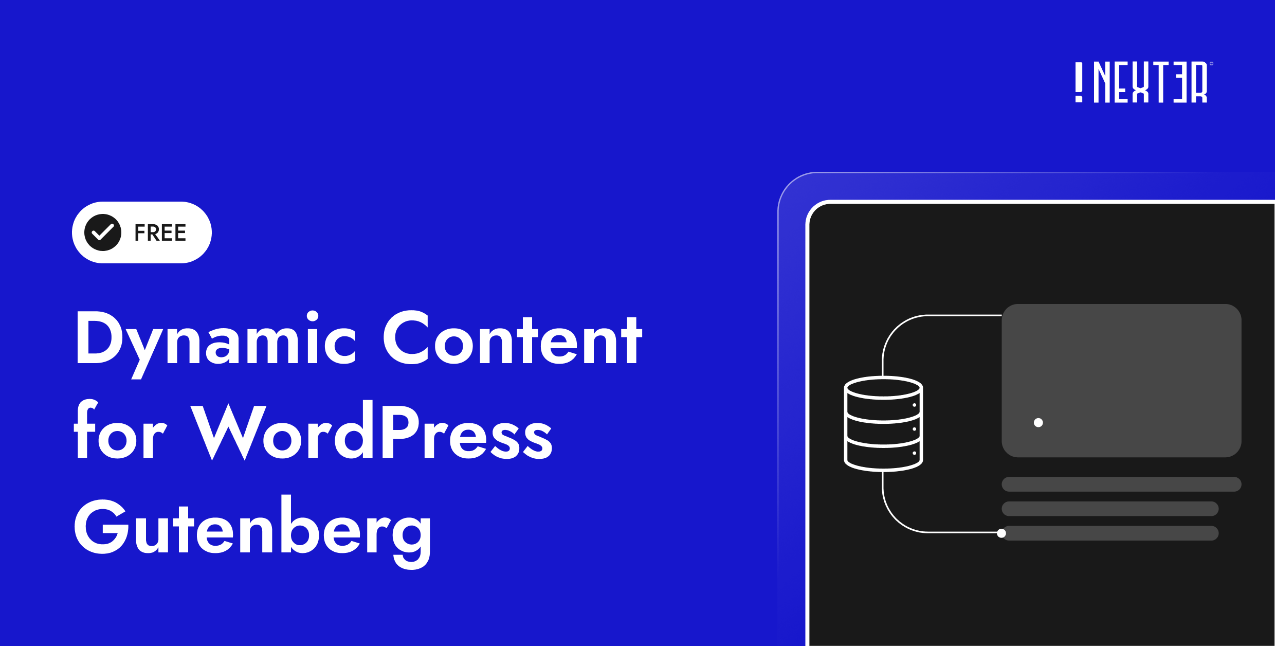 Dynamic Content for WordPress Gutenberg feature