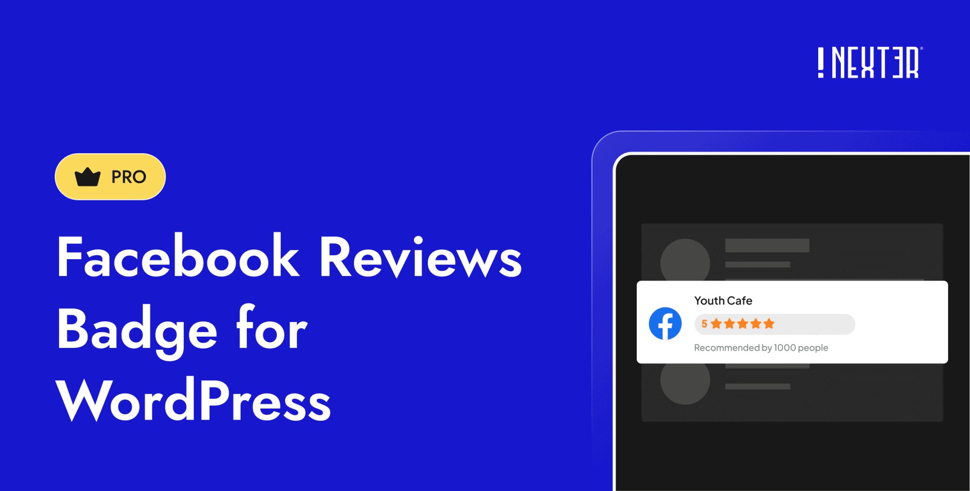 Blocks 14 Facebook Reviews Badge for WordPress