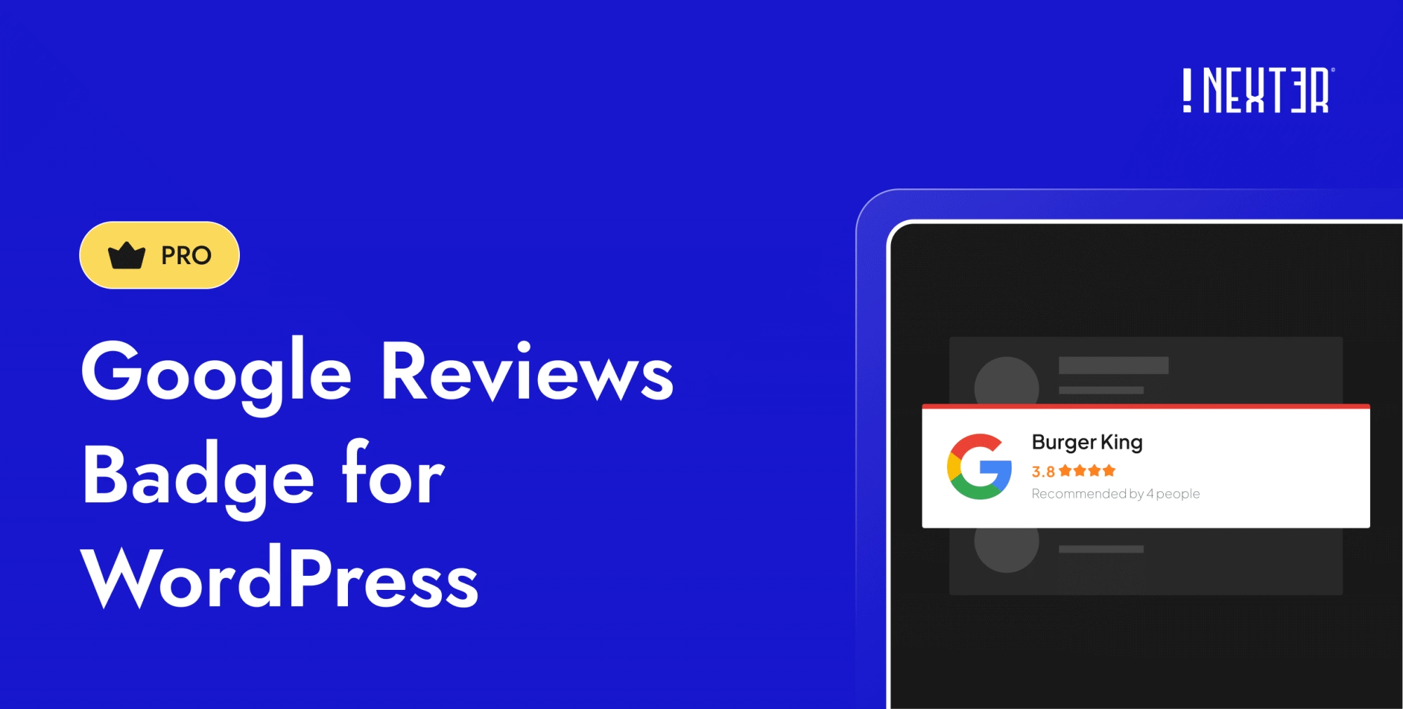 Google Reviews Badge for WordPress