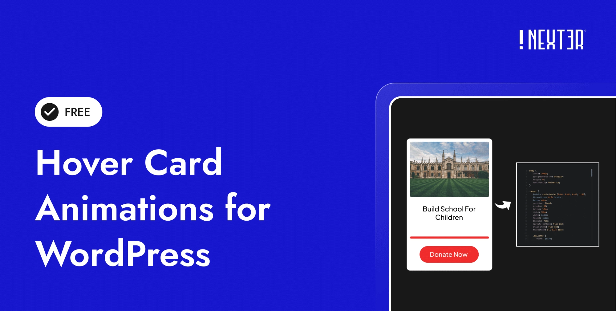 Hover Card Animations for WordPress