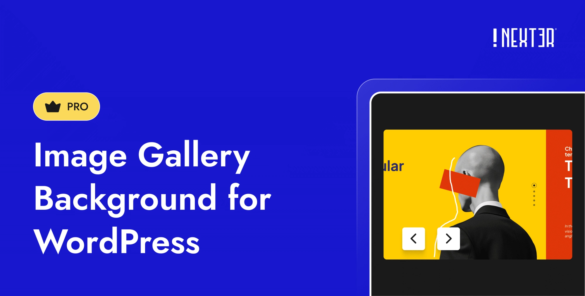 Image Gallery Background for WordPress features