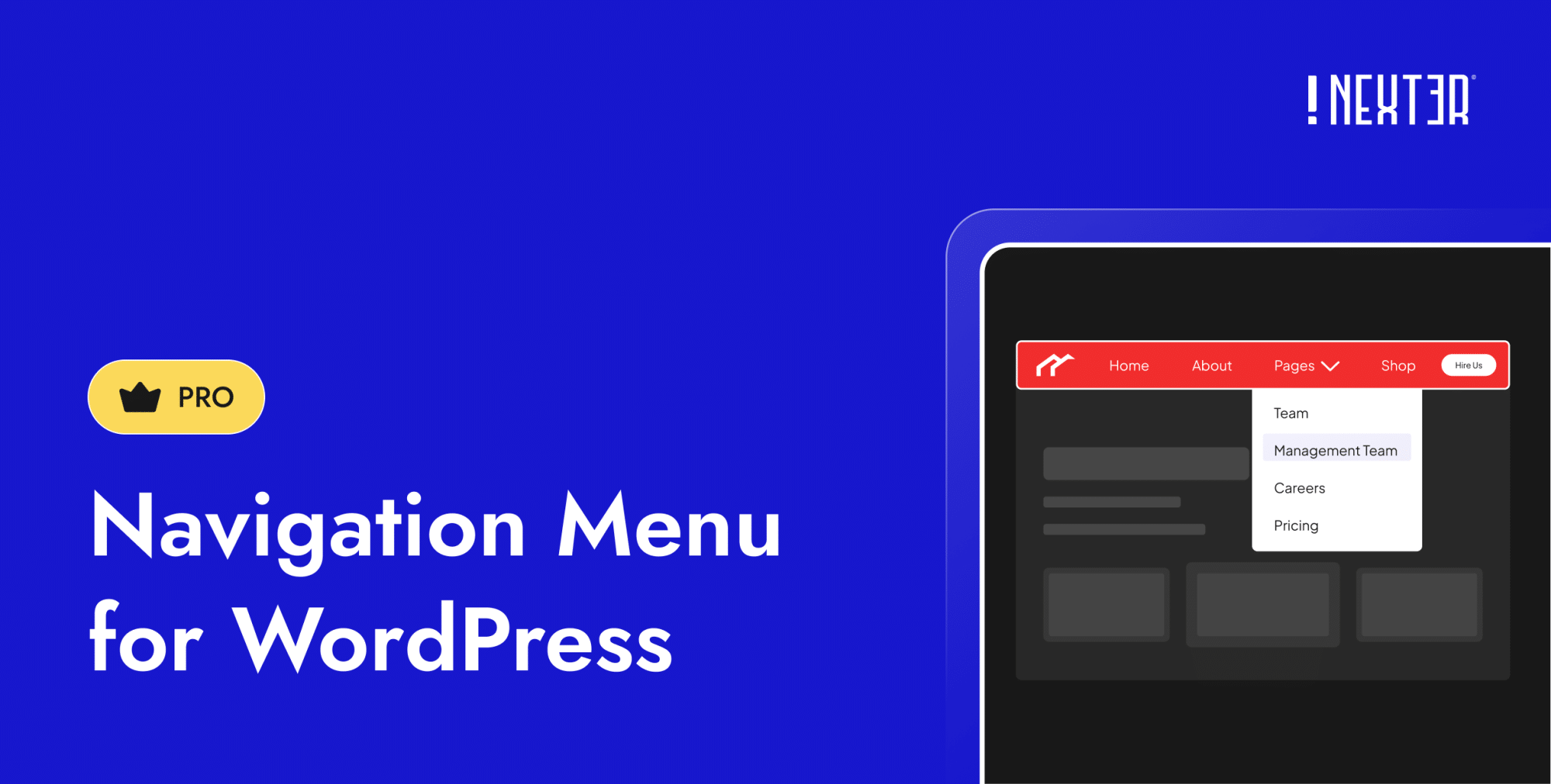 Navigation Menu for WordPress