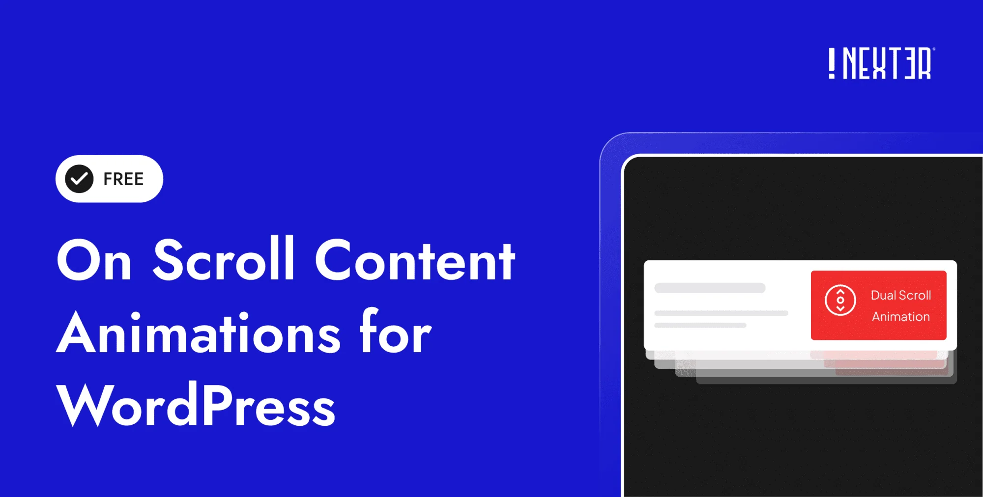 On Scroll Content Animations for WordPress