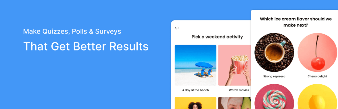 Poll Survey Quiz Maker by Opinion Stage 1