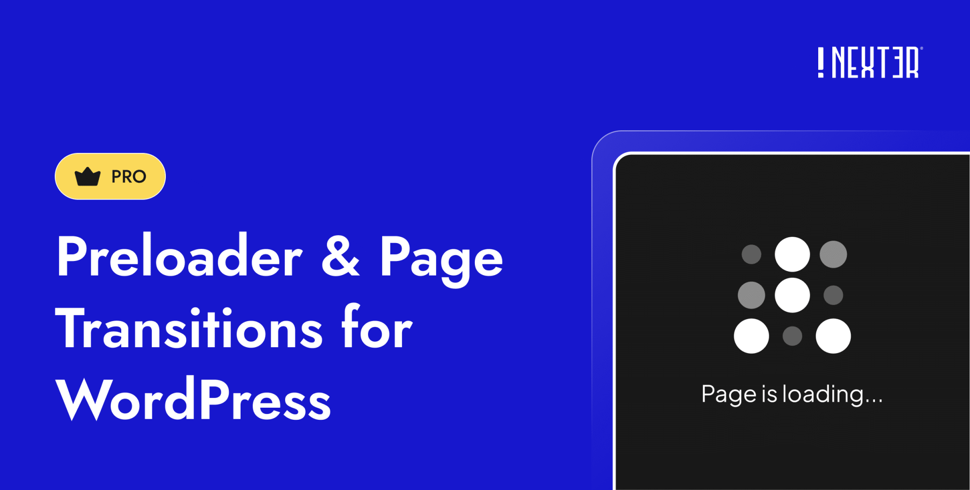 Preloader Page Transitions for WordPress