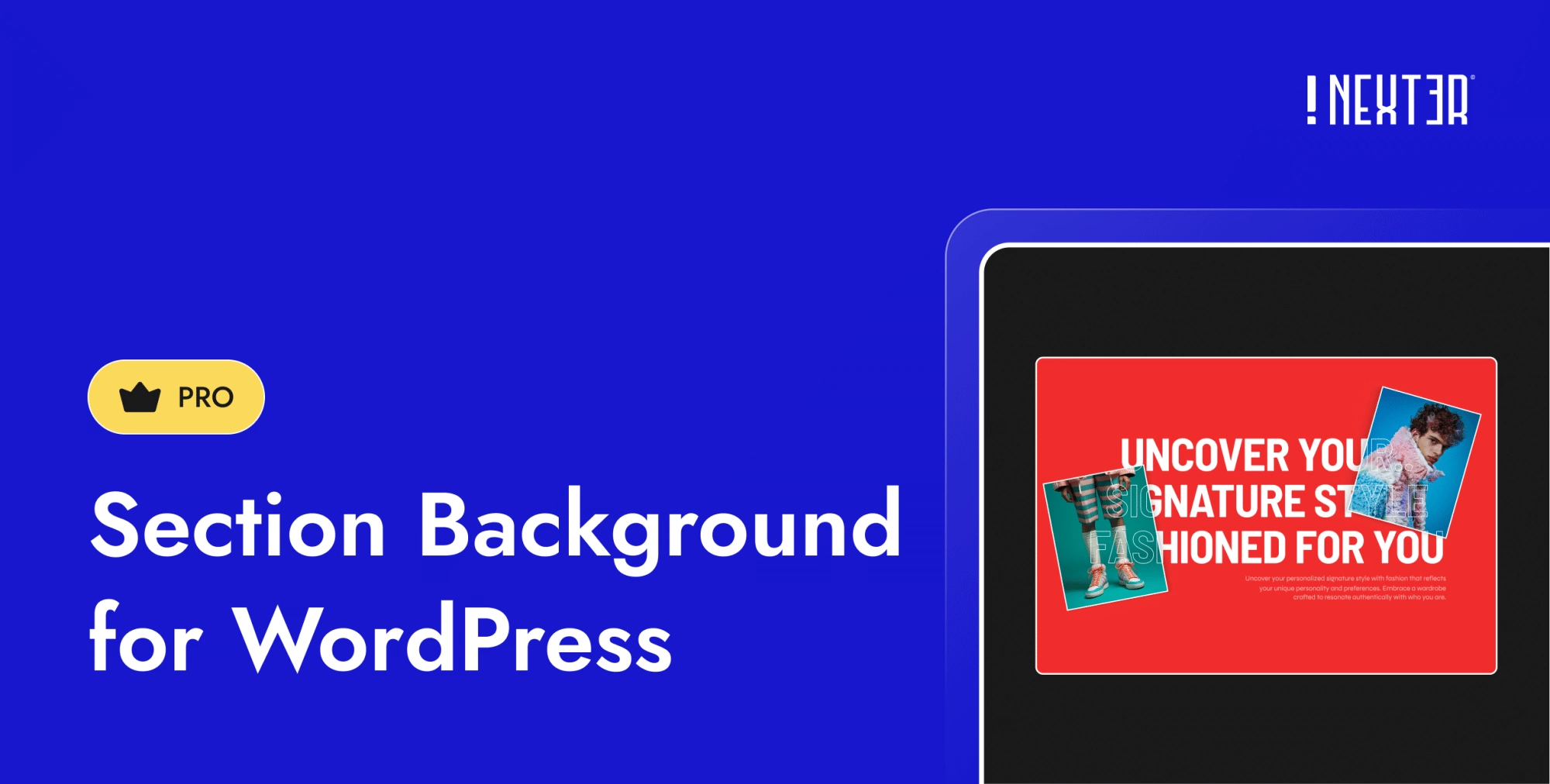 Section Background for WordPress