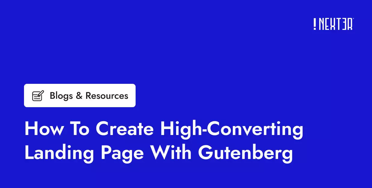 Building a landing page layout inside the WordPress Gutenberg block editor