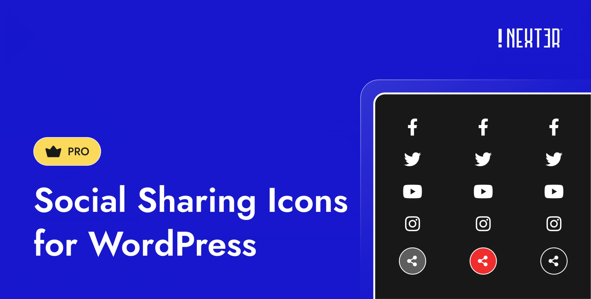 wordpress social sharing icons