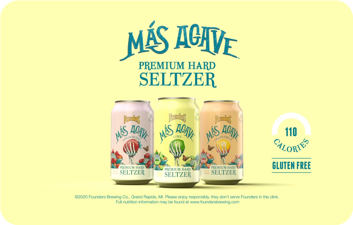 Mas Agave Hard Seltzer