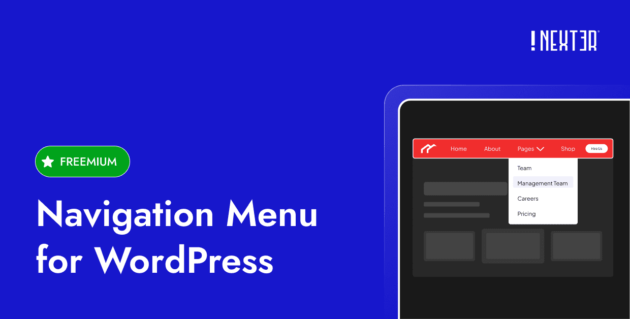 Navigation Menu for WordPress