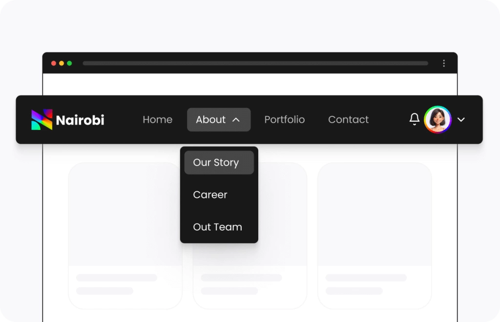 How to Create a Dropdown Menu in WordPress (Beginner-Friendly) 1 horizontal menu