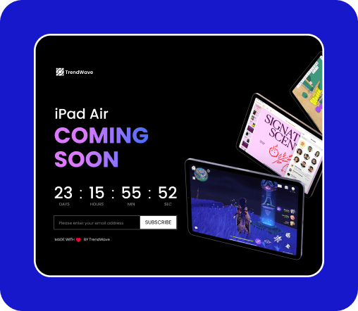 Countdown Timer Block For WordPress 5 ipad