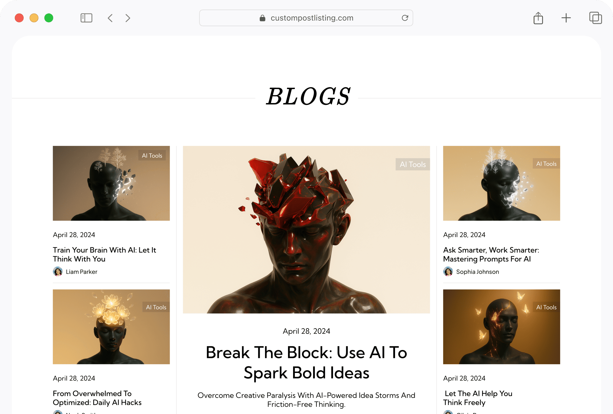 Custom Post Listing for WordPress 2 After
