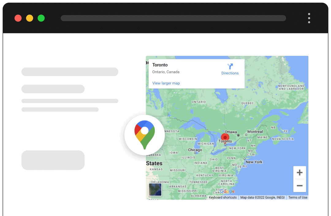 Google Maps Embed