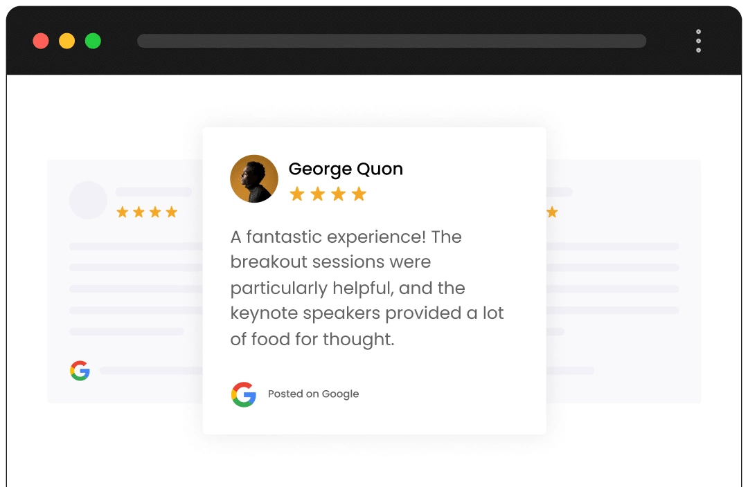 Social Reviews for WordPress 1 Google Reviews