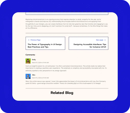 Post Comments Forms Block For WordPress 10 Personal Blog Post comment