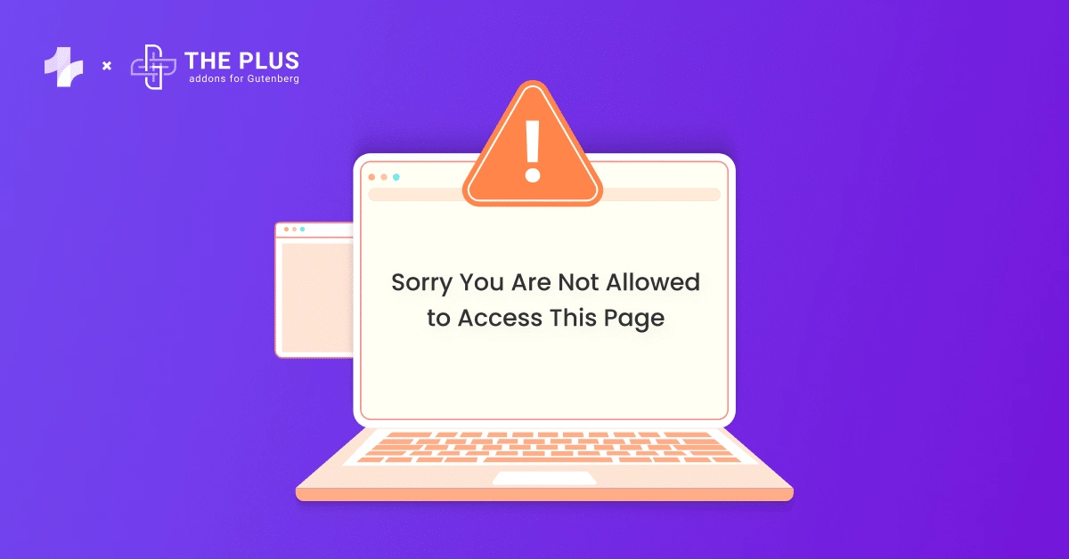 sorry you are not allowed to access this page