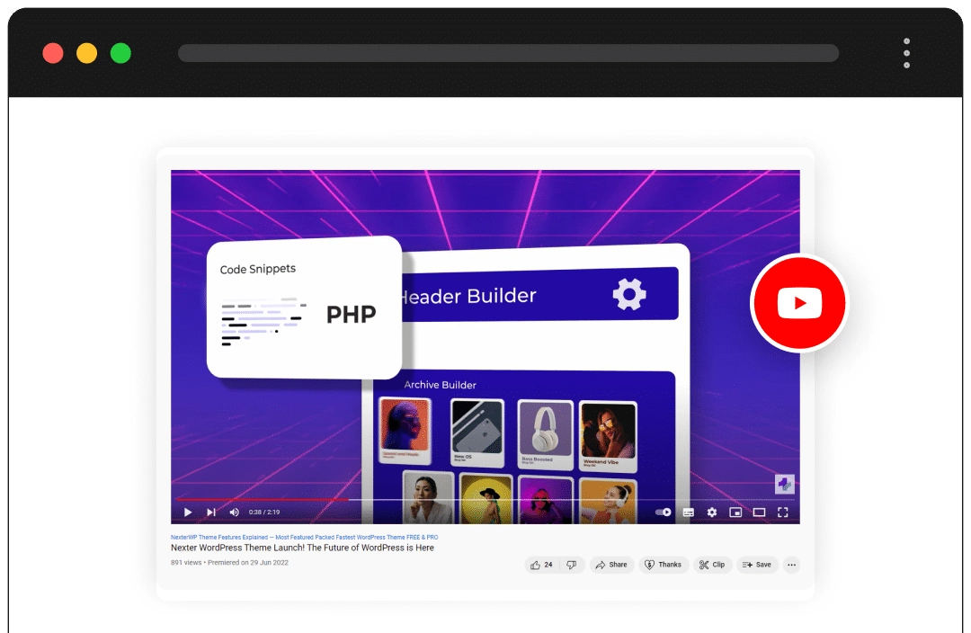 Social Embed for WordPress 4 YouTube Video Embed