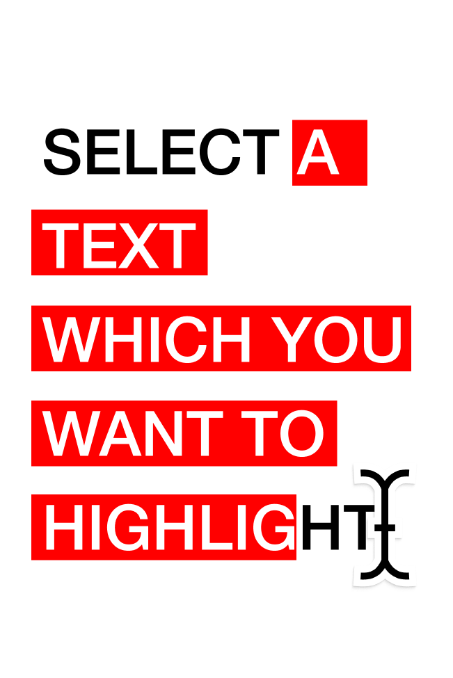 text select color