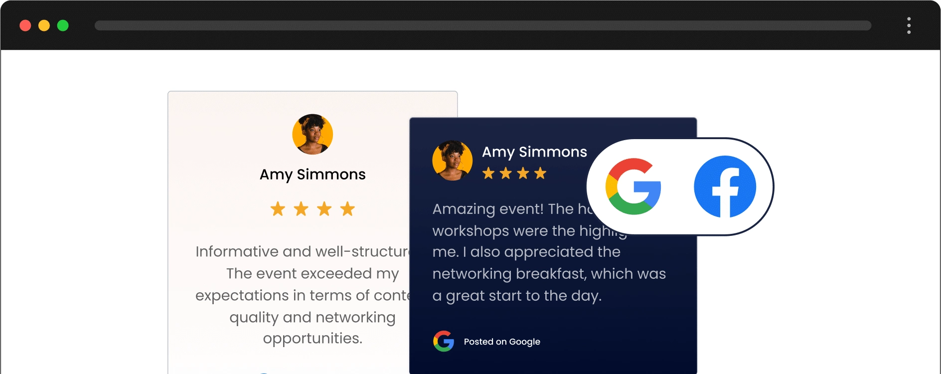 Social Reviews for WordPress 5 wall