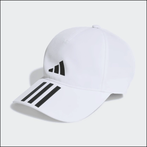 adidas white three cap