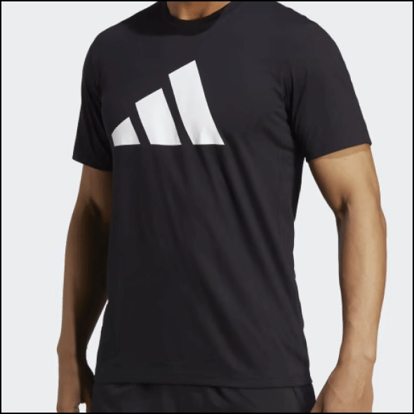 black adidas tshirt