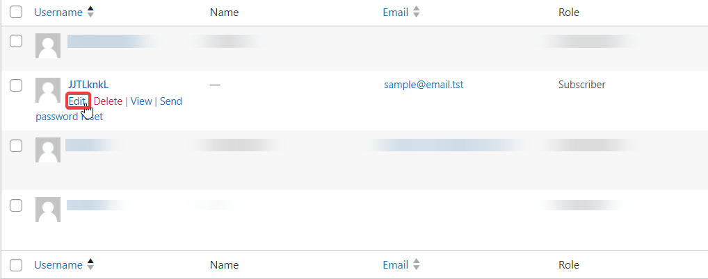 How to Disable WordPress Admin Bar for All Users Except Administrators 9 Edit User