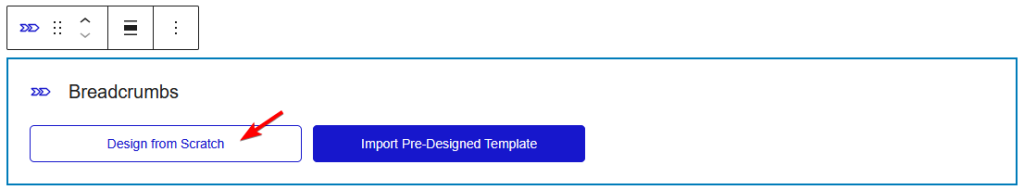 breadcrumbs design type