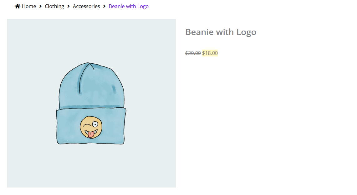 How to Add Breadcrumbs on WooCommerce Product Single Page in WordPress? 2 breadcrumbs single product template demo