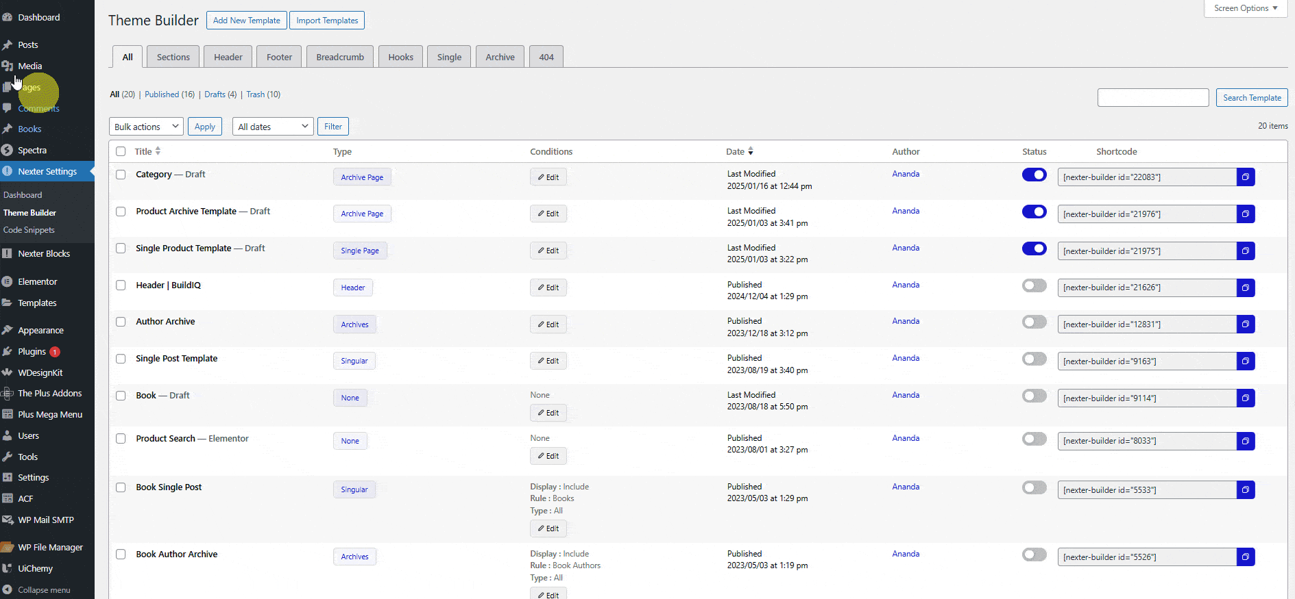 nexter builder breadcrumbs single page 1