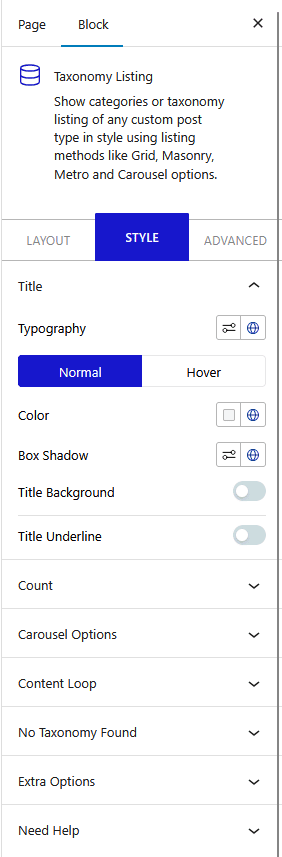 How To Add Taxonomy Listing in WordPress? 9 taxonomy listing style new